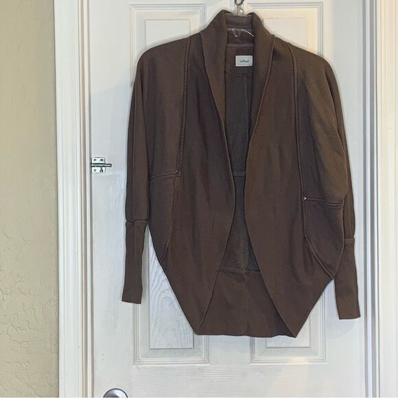 Aritzia Wilfred Diderot Circle Sweater Size Small Taupe Color - Picture 9 of 10